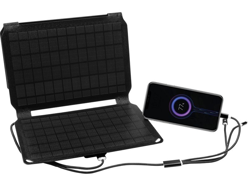 Sandberg-420-70-Caricabatterie-per-dispositivi-mobili-Universale-Nero-Solare-Esterno--Solar-Charger-21W-2xUSB---Warranty