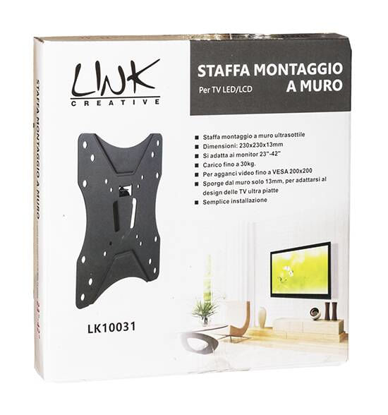 Link-Accessori-LK10031-Supporto-TV-a-parete-1067-cm--42---Nero