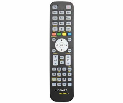Bravo-TECHNO-1-telecomando-IR-Wireless-DTT-DVD-Blu-ray-TV-VCR-Pulsanti