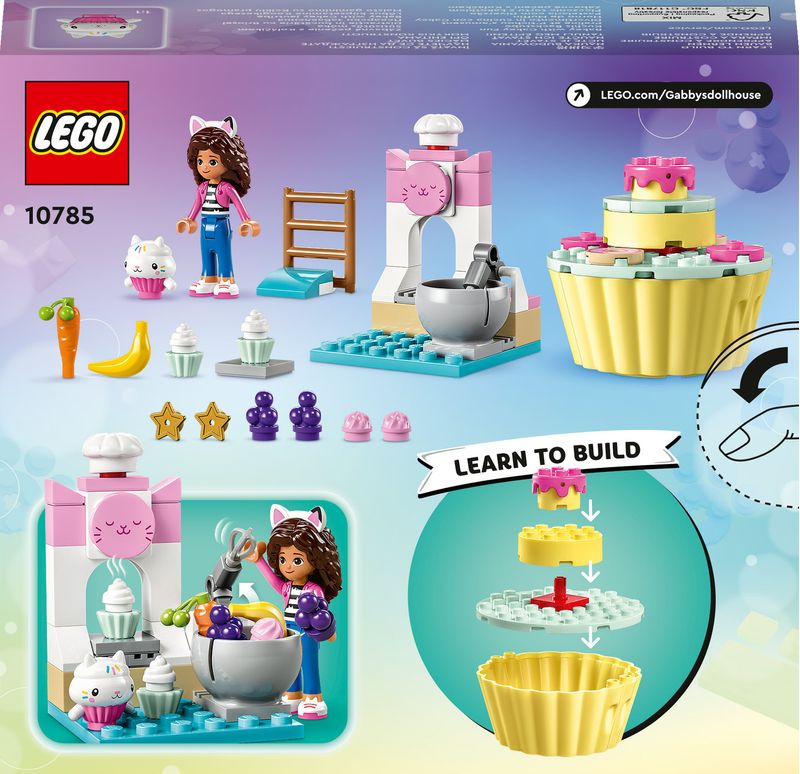 LEGO-La-Casa-delle-Bambole-di-Gabby-10785-Divertimento-in-Cucina-con-Dolcetto-Giocattolo-con-Cupcake-Giochi-Bambini-4--Anni