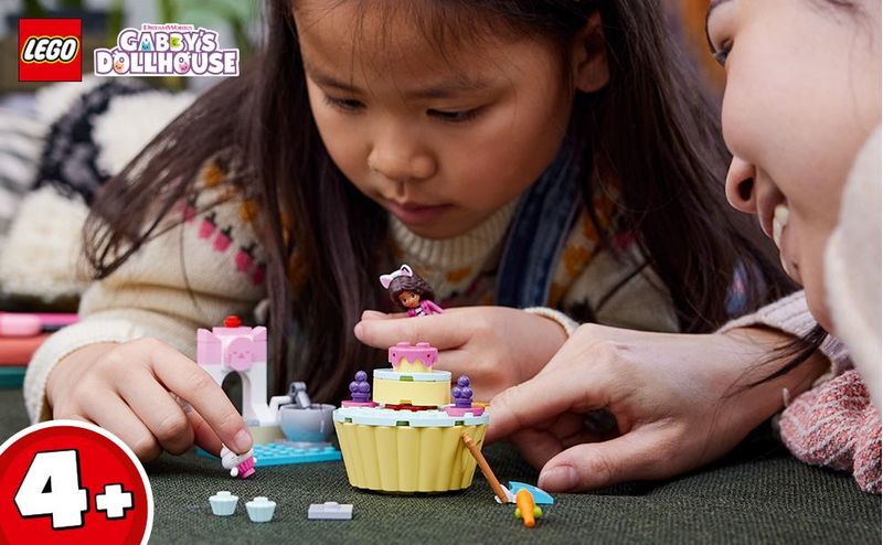 LEGO-La-Casa-delle-Bambole-di-Gabby-10785-Divertimento-in-Cucina-con-Dolcetto-Giocattolo-con-Cupcake-Giochi-Bambini-4--Anni