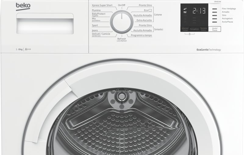 Beko-DRX823W-asciugatrice-Libera-installazione-Caricamento-frontale-8-kg-A---Bianco