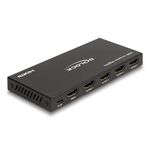 DeLOCK Splitter HDMI 1 x HDMI in a 4 x HDMI in uscita 4K 60 Hz con ridimensionatore