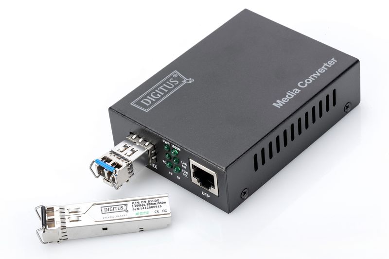 Digitus-Convertitore-Media-Gigabit-Ethernet--RJ45---SFP