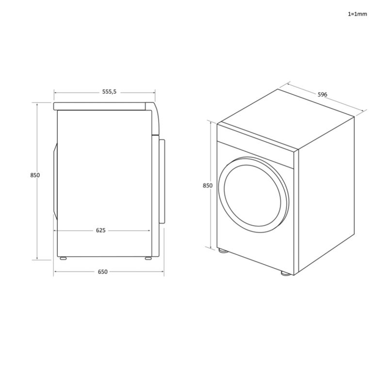 Haier-HD11-A2959-asciugatrice-Libera-installazione-Caricamento-frontale-11-kg-A---Bianco