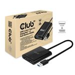 CLUB3D-USB3.2-Gen1-Type-A-to-DisplayPort™1.2-Dual-Monitor-4K60Hz-Video-Splitter