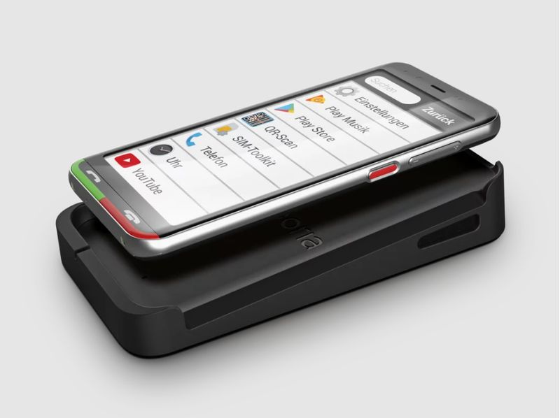 Emporia-SUPEReasy-126-cm--4.95---Android-10.0-USB-tipo-C-3-GB-32-GB-2500-mAh-Nero