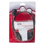 Link-Accessori-LKHS03-cuffia-e-auricolare-Cablato-A-Padiglione-Musica-e-Chiamate-Nero