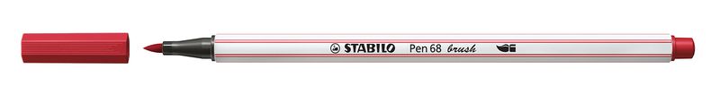 STABILO-Pen-68-brush-marcatore-Medio-Rosso-1-pz