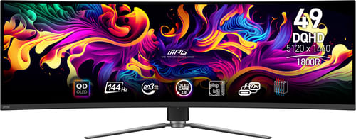 MSI-MPG-491CQP-QD-OLED-Monitor-PC-1245-cm--49--5120-x-1440-Pixel-DQHD-QDOLED-Nero