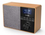 Philips-TAR5505-10-radio-Portatile-Digitale-Nero-Grigio-Legno