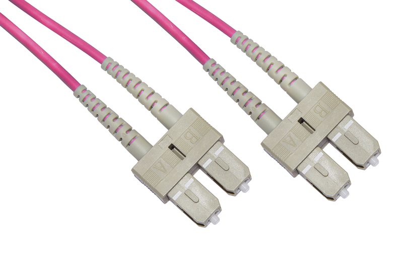 LINK-LKSCSC4502-cavo-a-fibre-ottiche-2-m-SC-OM4-Beige-Viola
