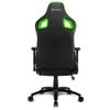 Sharkoon-Elbrus-2-Sedia-per-gaming-universale-Seduta-imbottita-Nero-Verde