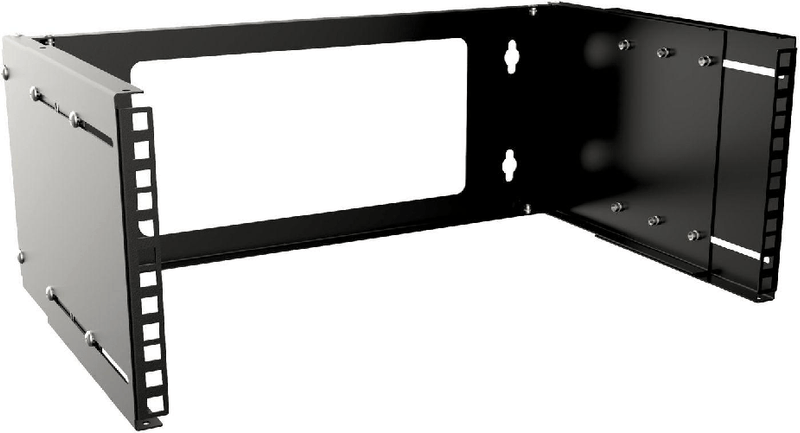 Lanview-RAR205BL-rack-4U-Nero--19-4U-Adjustable-Depth-Open---Frame-Rack-Wall-Mount---Black---Warranty-60M-
