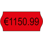 Avery Zweckform RPLP1226 - Papier - permanenter Klebstoff - perforiert - Rot - 26 x 12 mm 15000 Etikett(en) (10 Rolle(n)