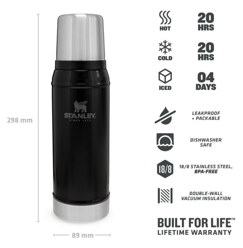 Thermos-Stanley-10-01612-028-Nero-Acciaio-inossidabile-750-ml