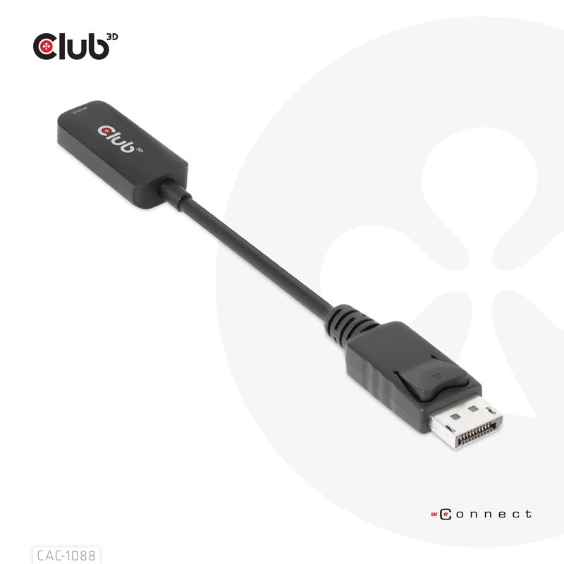 CLUB3D-CAC-1088-cavo-e-adattatore-video-021-m-DisplayPort-HDMI-Nero