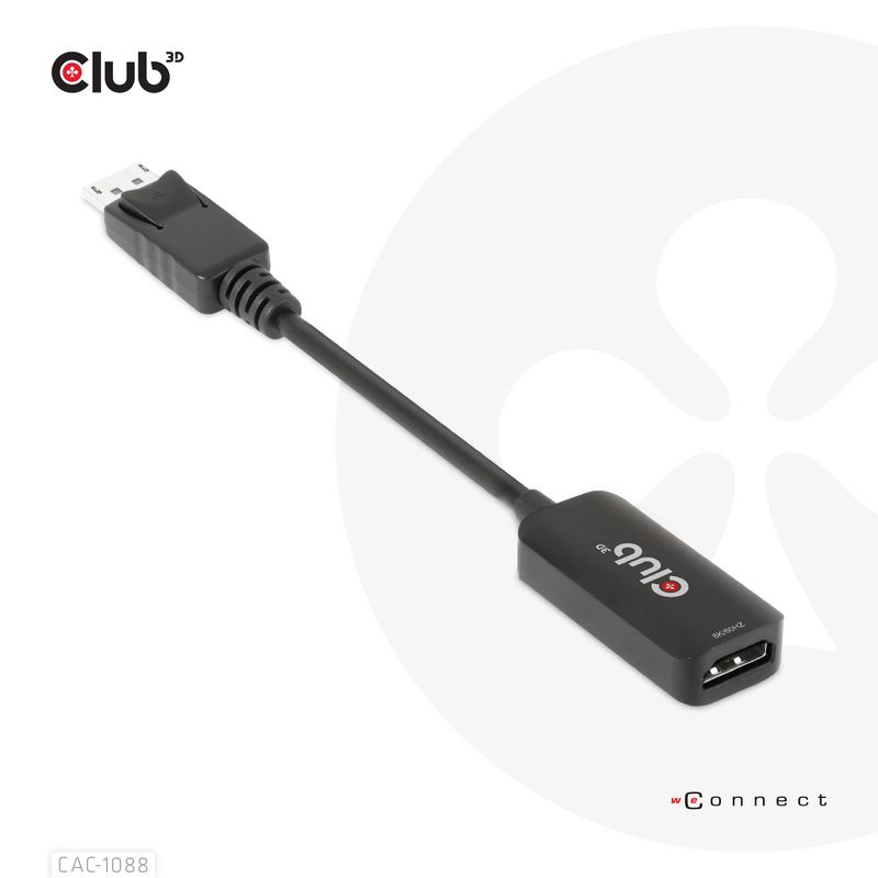 CLUB3D-CAC-1088-cavo-e-adattatore-video-021-m-DisplayPort-HDMI-Nero