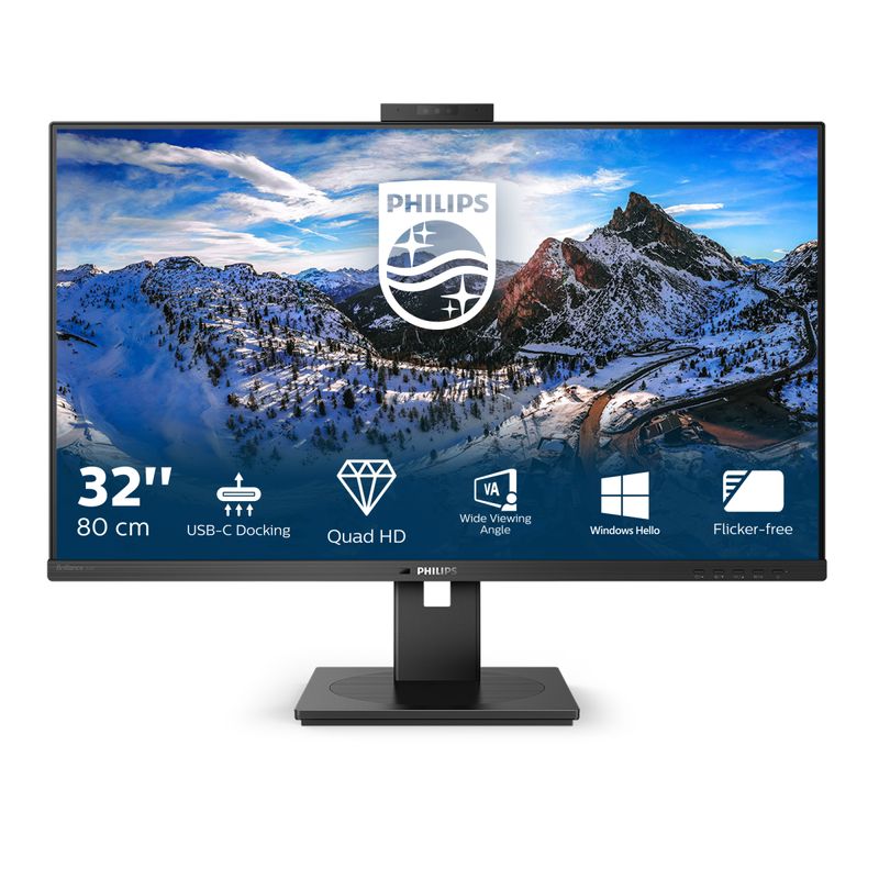 Philips-P-Line-326P1H-00-LED-display-80-cm--31.5---2560-x-1440-Pixel-Quad-HD-Nero