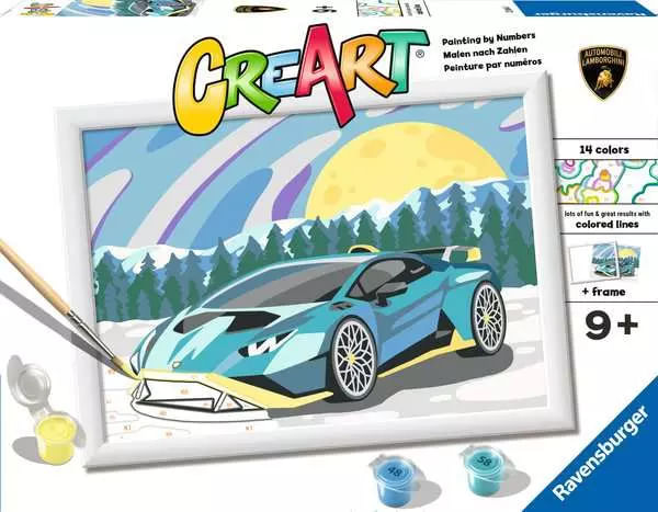 Ravensburger-23664-pagina-e-libro-da-colorare-Colore-per-kit-di-verniciatura-in-base-ai-numeri