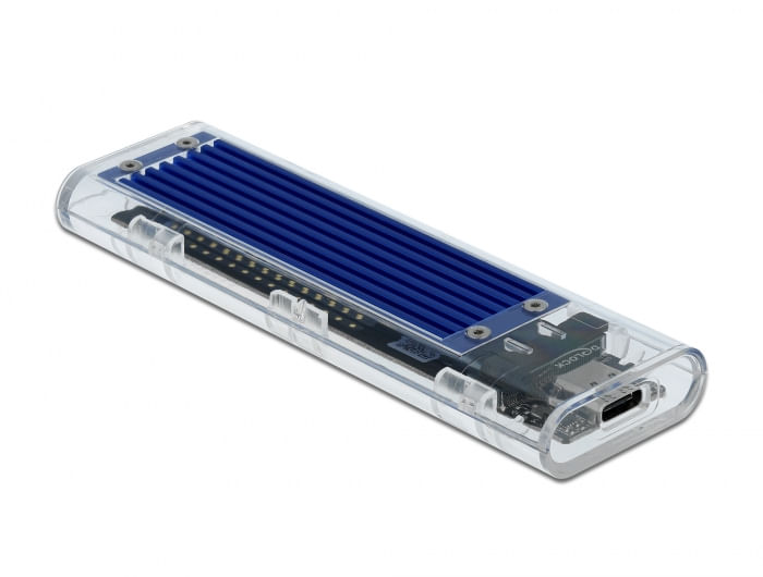 Delock-Contenitore-esterno-per-SSD-PCIe-M.2-NVMe-con-USB-C-trasparente