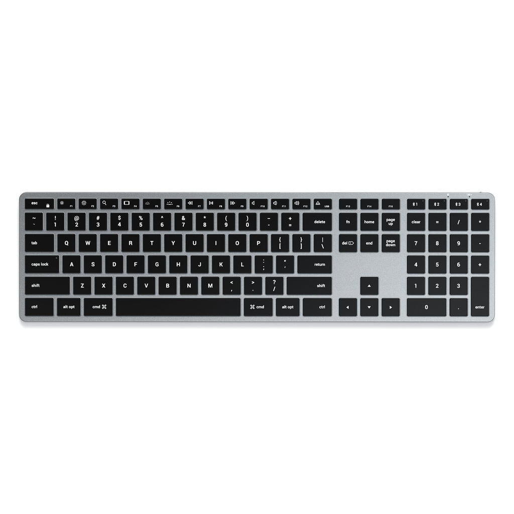 Satechi SLIM X3 tastiera Casa Bluetooth QWERTZ Tedesco Nero, Grigio