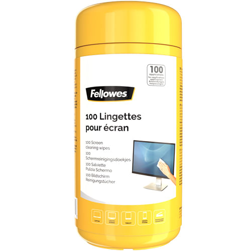 Fellowes-9970311-kit-per-la-pulizia-LCD-TFT-Plasma-Panni-umidi-per-la-pulizia-dell-apparecchiatura
