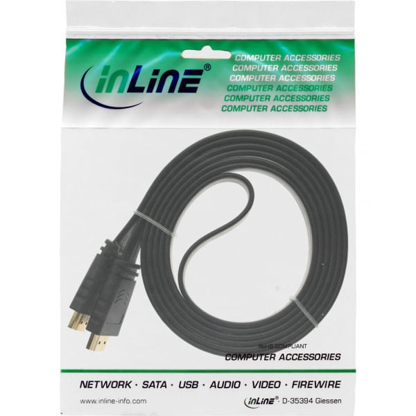 Cavo-piatto-HDMI-ad-alta-velocitA -con-Ethernet---contatti-placcati-oro---nero---75-m