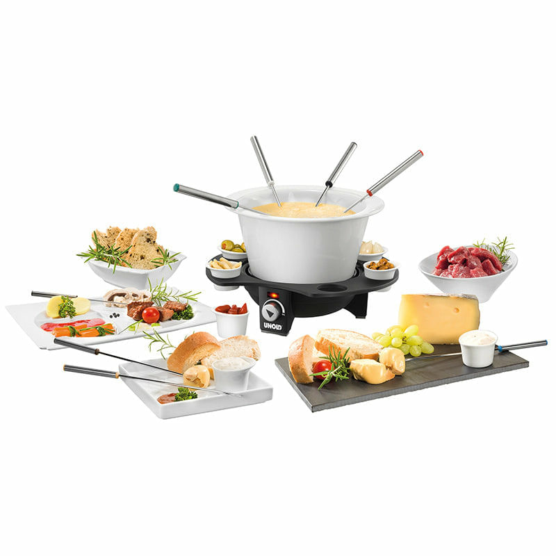 Esge-UNOLD-FONDUE-ALAGANCE---Fondue-Topf---Elektro-Wok---1.5-Liter---Schwarz---Silber--48645-