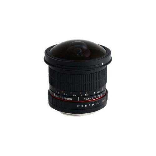 Samyang-8mm-f-3.5-Asph-IF-MC-Fisheye-CSII-DH-SLR-Obiettivo-fish-eye-ampio-Nero