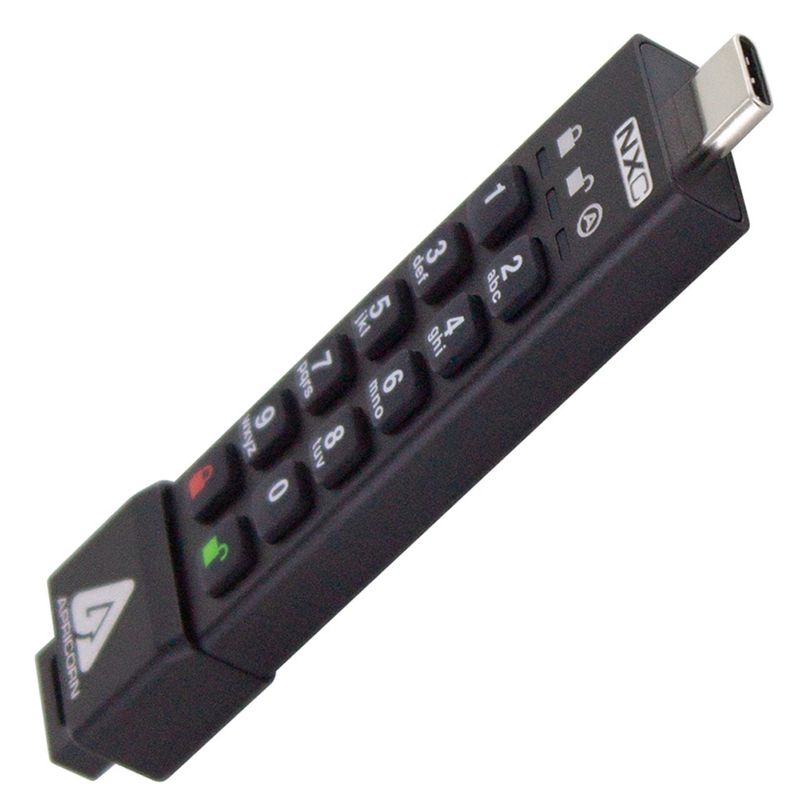 Apricorn-ASK3-NXC-32GB-unit--flash-USB-USB-tipo-C-3.2-Gen-1-3.1-Gen-1-Nero--ASK3-NXC-32GB-USB-flash-drive---USB-Type-C-3