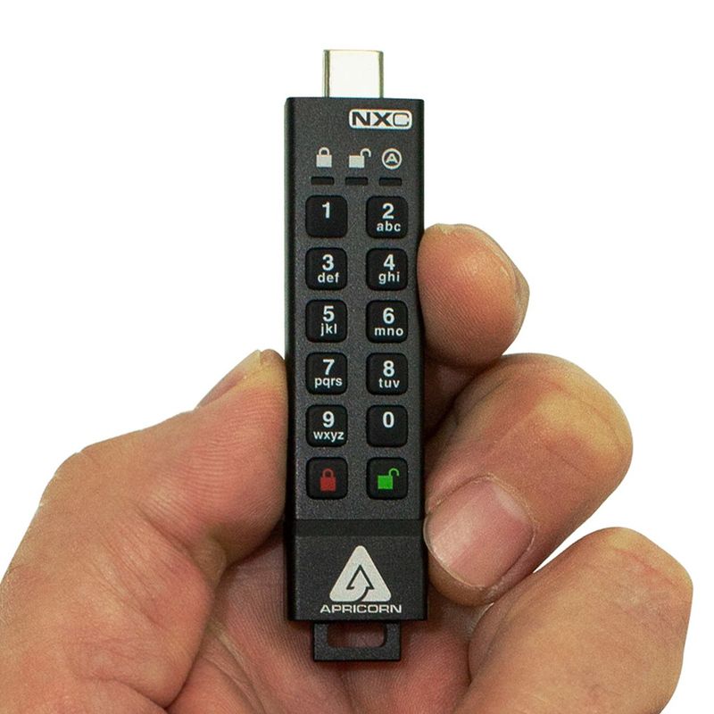 Apricorn-ASK3-NXC-32GB-unit--flash-USB-USB-tipo-C-3.2-Gen-1-3.1-Gen-1-Nero--ASK3-NXC-32GB-USB-flash-drive---USB-Type-C-3
