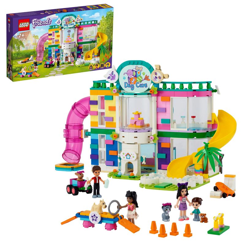 LEGO-Friends-41718-Centro-Day-Care-dei-Cuccioli-Parco-Giochi-per-Animali-di-Heartlake-City-Gioco-per-Bambini-di-7--Anni