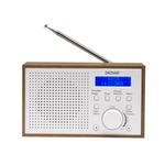 Denver-DAB-46WHITE-radio-Internet-Analogico-e-digitale-Marrone-Bianco