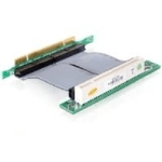 Delock riser card PCI 32-bit  PCI 32-bit con cavo flessibile da 7 cm diretto a sinistra