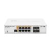 Mikrotik-CRS112-8P-4S-IN-switch-di-rete-Gigabit-Ethernet--10-100-1000--Supporto-Power-over-Ethernet--PoE--Bianco