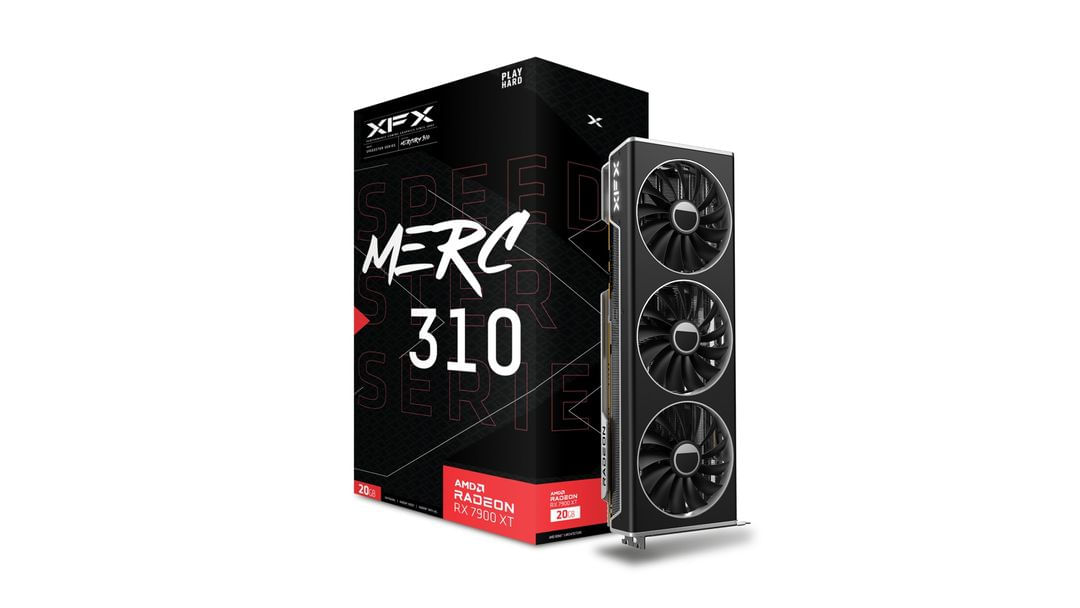 XFX RX-79TMERCU9 scheda video AMD Radeon RX 7900 XT 20 GB GDDR6 (XFX RX7900 XT Speedster MERC310 20GB DDR6 HDMI 3 DP 253