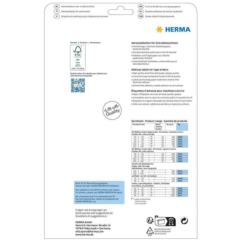 Etichette-per-indirizzi-HERMA-etichette-per-indirizzi-102x148-80-pezzi-1020-x-1480-mm-bianco