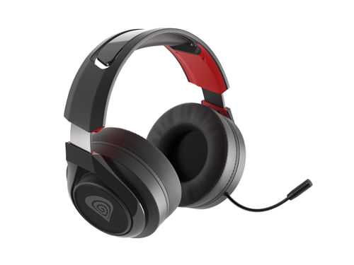 Auricolari-con-Microfono-Genesis-Selen-400-Nero-Rosso-Nero