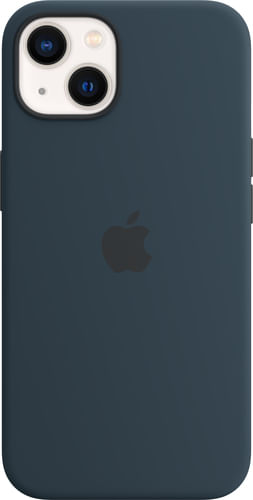 iPhone-13-Silicone-Case-with-MagSafe---Abyss-Blue
