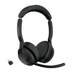 Jabra-Evolve2-55-Auricolare-Wireless-A-Padiglione-Ufficio-Bluetooth-Base-di-ricarica-Nero