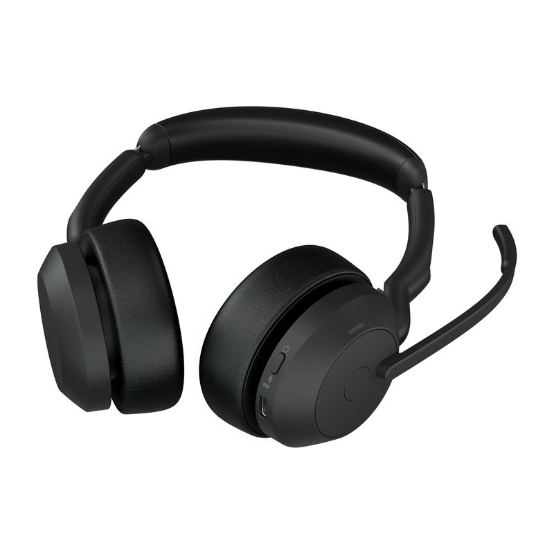 Jabra-Evolve2-55-Auricolare-Wireless-A-Padiglione-Ufficio-Bluetooth-Base-di-ricarica-Nero