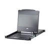 Aten-Single-Rail-8-Port-DVI-FHD-LCD-KVM-Switch-TASTIERA-INGLESE