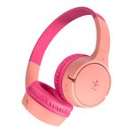 Belkin SOUNDFORM Mini Auricolare Con cavo e senza cavo A Padiglione MUSICA Micro-USB Bluetooth Rosa