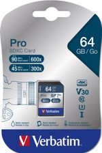 Verbatim-Pro-64-GB-SDXC-UHS-Classe-10--Verbatim-Pro-SDHC-U3-64GB-SD-Card-