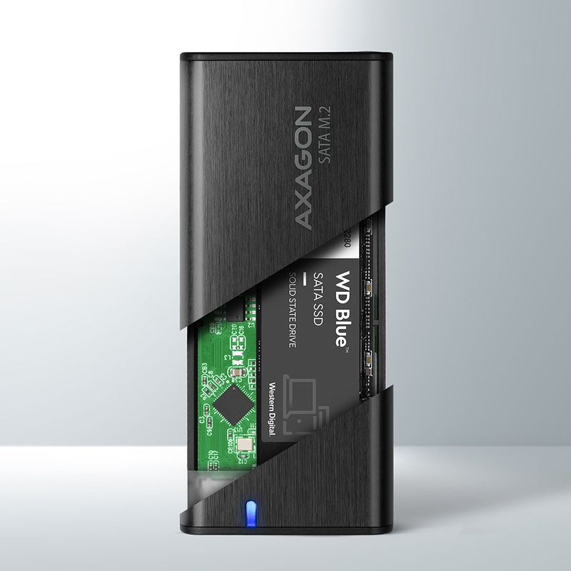 AXAGON-EEM2-SBC-USB-C-3.2-Gen-2---M.2-SATA-SSD-30-80mm-Aluminium-External-Enclosure