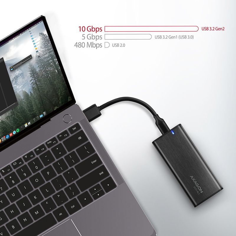 AXAGON-EEM2-SBC-USB-C-3.2-Gen-2---M.2-SATA-SSD-30-80mm-Aluminium-External-Enclosure