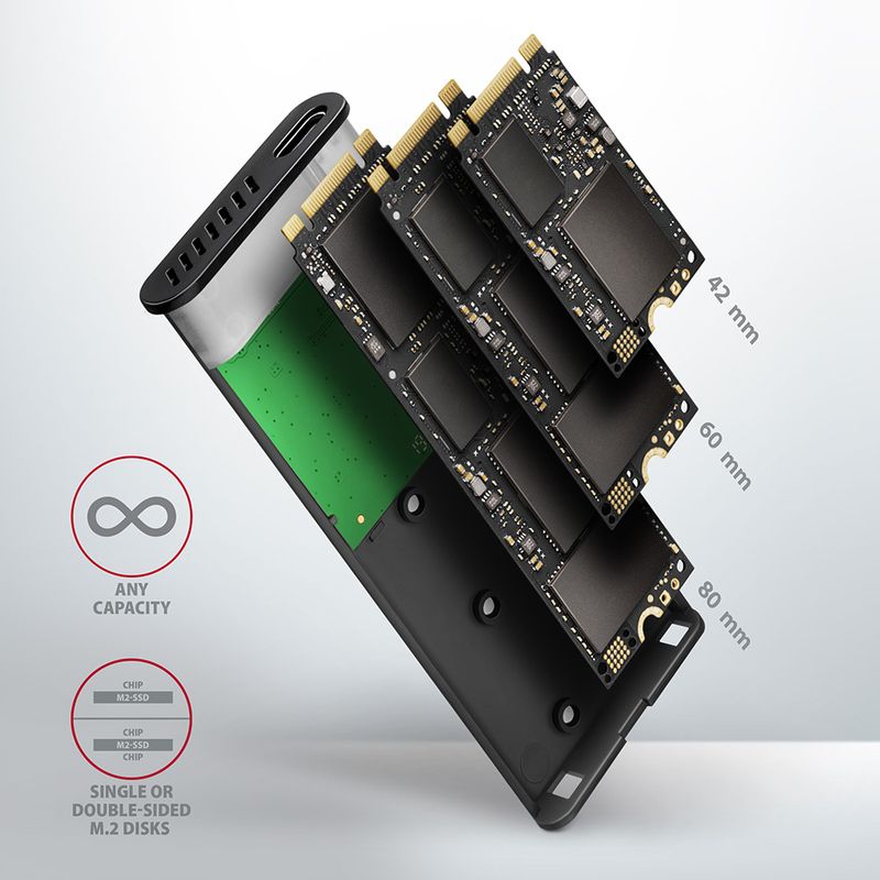 AXAGON-EEM2-SBC-USB-C-3.2-Gen-2---M.2-SATA-SSD-30-80mm-Aluminium-External-Enclosure