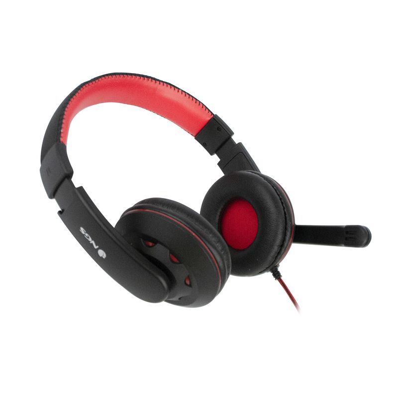 NGS-VOX420DJ-Auricolare-Cablato-A-Padiglione-Giocare-Nero-Rosso