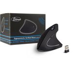 Intertec Mouse AC KM-206R wireless ergonomico 1600 dpi per destrimani tocco di seta